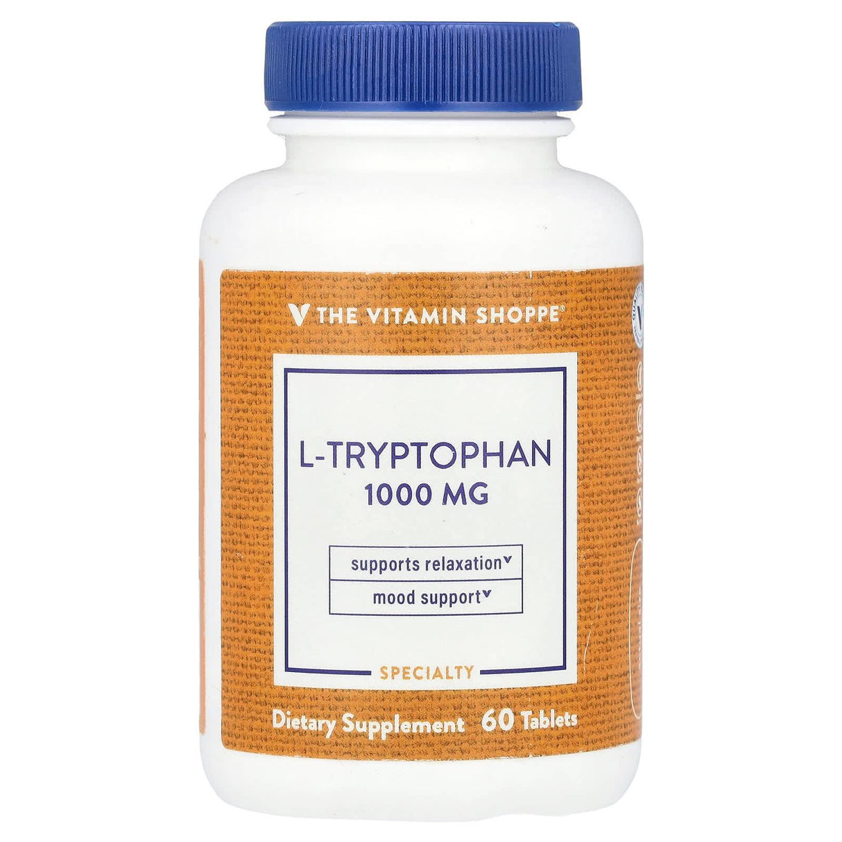 The Vitamin Shoppe, L-Tryptophan, 1,000 mg, 60 Tablets - Supply Center USA