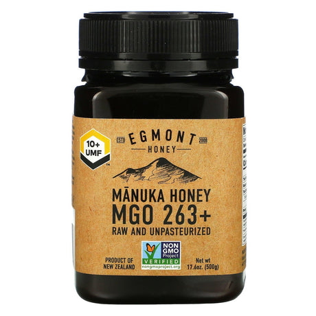 Egmont Honey, Manuka Honey, Raw And Unpasteurized, MGO 263+, 8.82 oz (250 g) - Supply Center USA