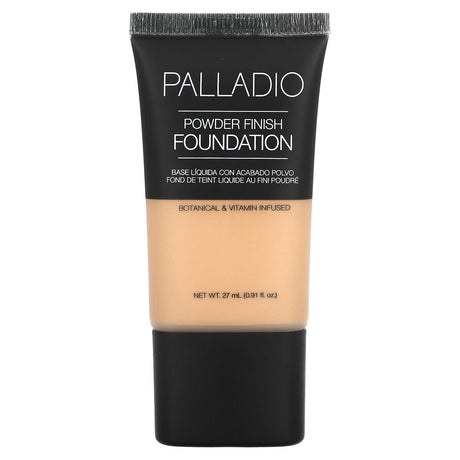 Palladio, Powder Finish Foundation, Sandy Beige PFS04, 0.91 fl oz (27 ml) - Supply Center USA