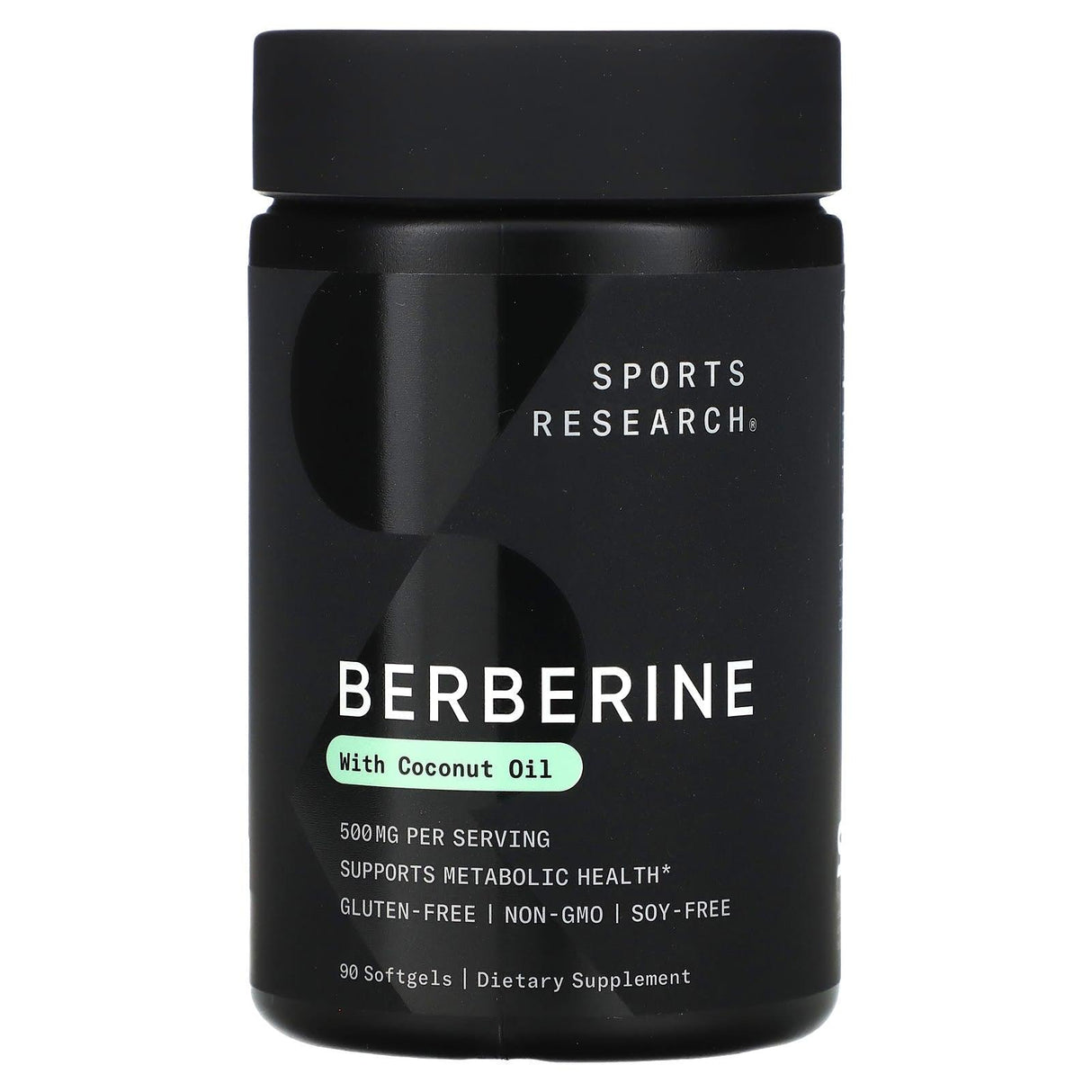 Sports Research, Berberine With Coconut Oil, 500 mg, 90 Softgels - Supply Center USA