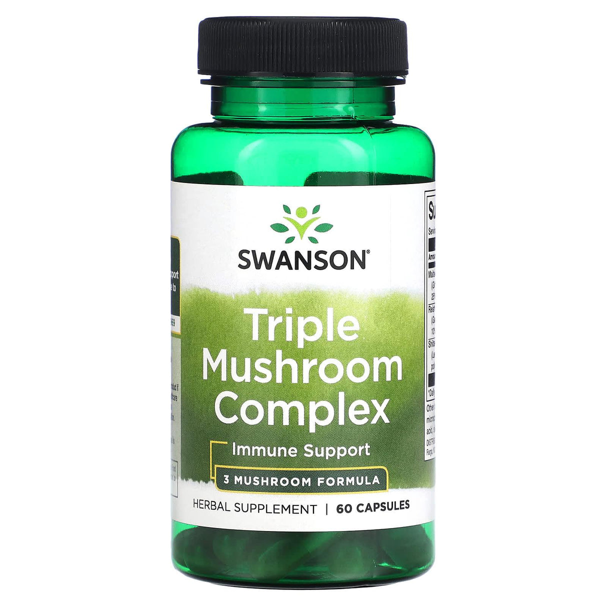 Swanson, Triple Mushroom Complex, 60 Capsules - Supply Center USA