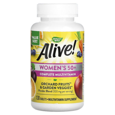 Nature's Way, Alive! Women's 50+ Complete Multivitamin, 130 Tablets - Supply Center USA