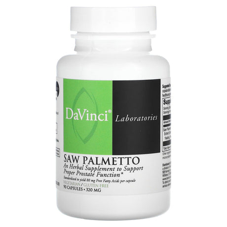 DaVinci Laboratories of Vermont, Saw Palmetto, 320 mg , 90 Capsules - Supply Center USA