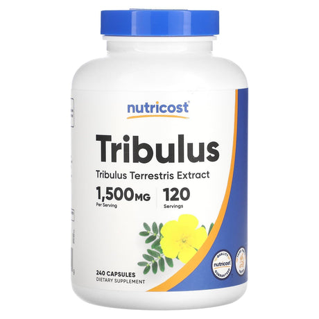 Nutricost, Tribulus , 750 mg , 240 Capsules - Supply Center USA