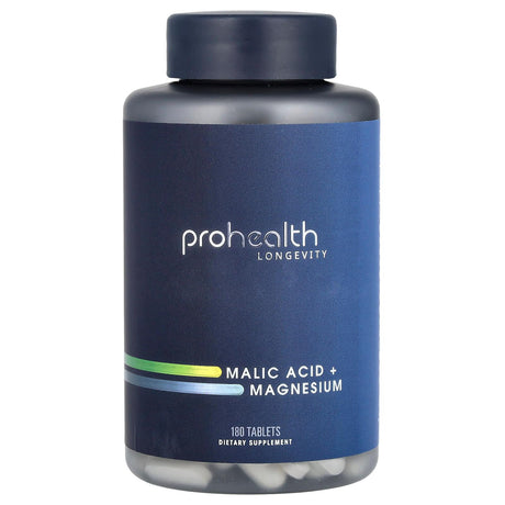 ProHealth Longevity, Malic Acid + Magnesium, 180 Tablets - Supply Center USA