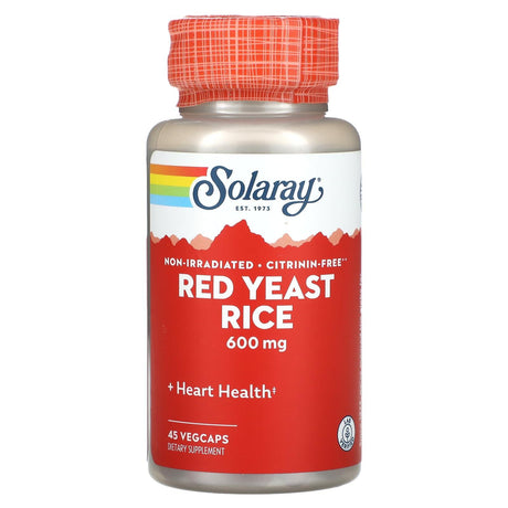 Solaray, Red Yeast Rice, 600 mg, 45 VegCaps - Supply Center USA