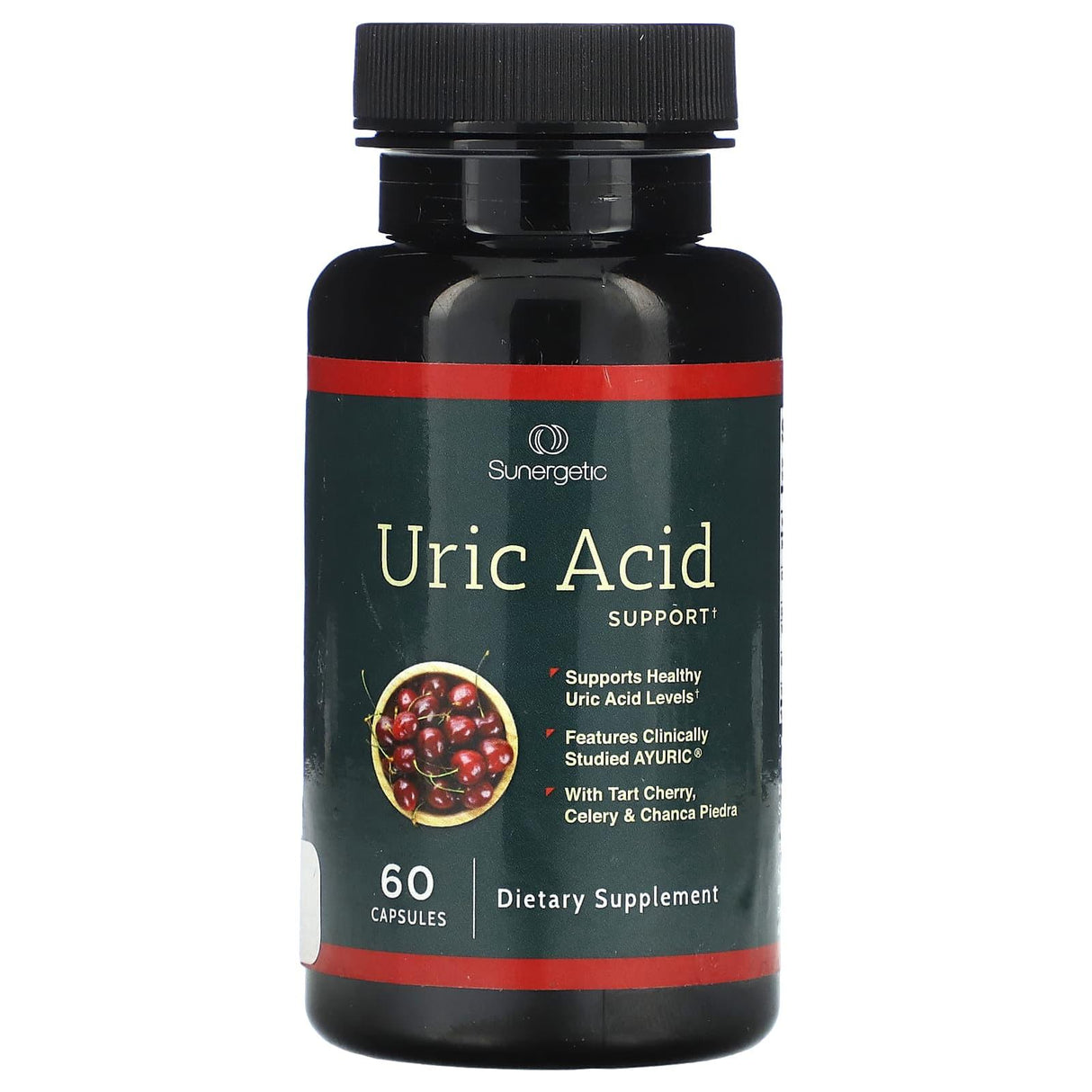 Sunergetic, Uric Acid Support, 60 Capsules - Supply Center USA