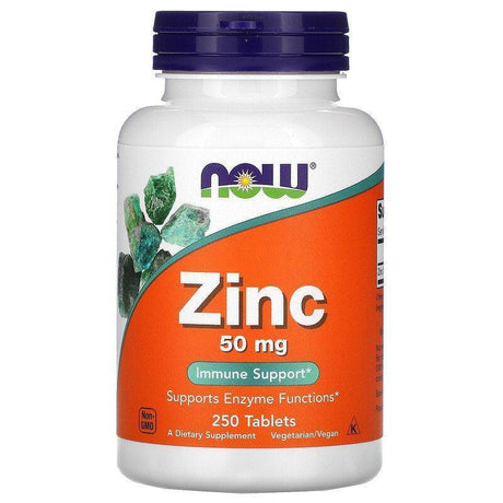 Now Foods, Zinc, 50 mg, 250 Tablets - Supply Center USA