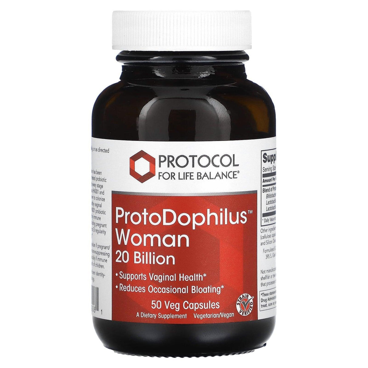 Protocol for Life Balance, ProtoDophilus Woman, 20 Billion, 50 Veg Capsules - Supply Center USA