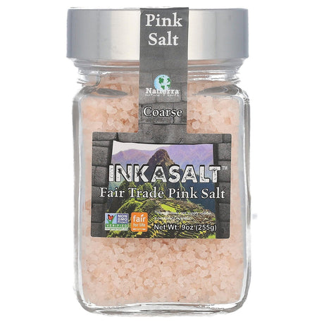 Natierra, Fair Trade Pink Salt, Coarse, 9 oz (255 g) - Supply Center USA