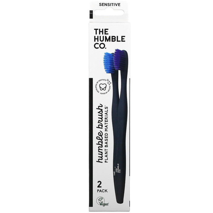 The Humble Co., Humble Bamboo Toothbrush, Sensitive, 2 Pack - HealthCentralUSA