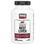 Force Factor, Primal Origins™, Grass-Fed Beef Liver , 3,000 mg , 120 Capsules (750 mg Per Capsule) - Supply Center USA