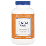 The Vitamin Shoppe, GABA , 750 mg , 180 Tablets - Supply Center USA