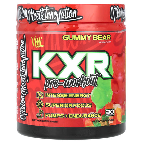 VMI Sports, KXR Pre-Workout, Gummy Bear, 9.3 oz (264 g) - Supply Center USA