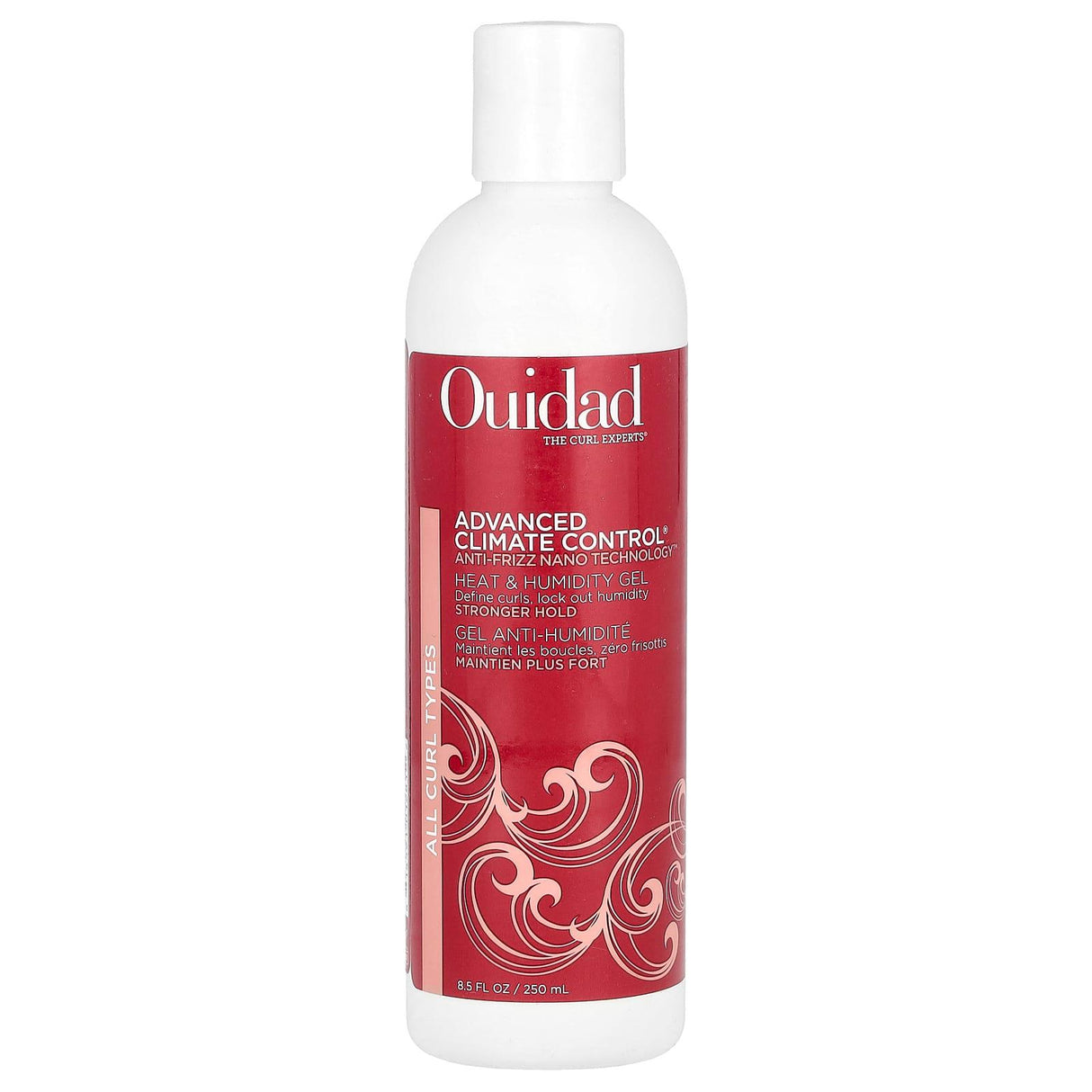 Ouidad, Advanced Climate Control®, Heat & Humidity Gel, Stronger Hold, 8.5 fl oz (250 ml) - Supply Center USA