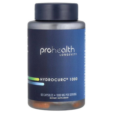 ProHealth Longevity, Hydrocurc® 1000, 1,000 mg, 60 Capsules (500 mg Per Capsule) - Supply Center USA