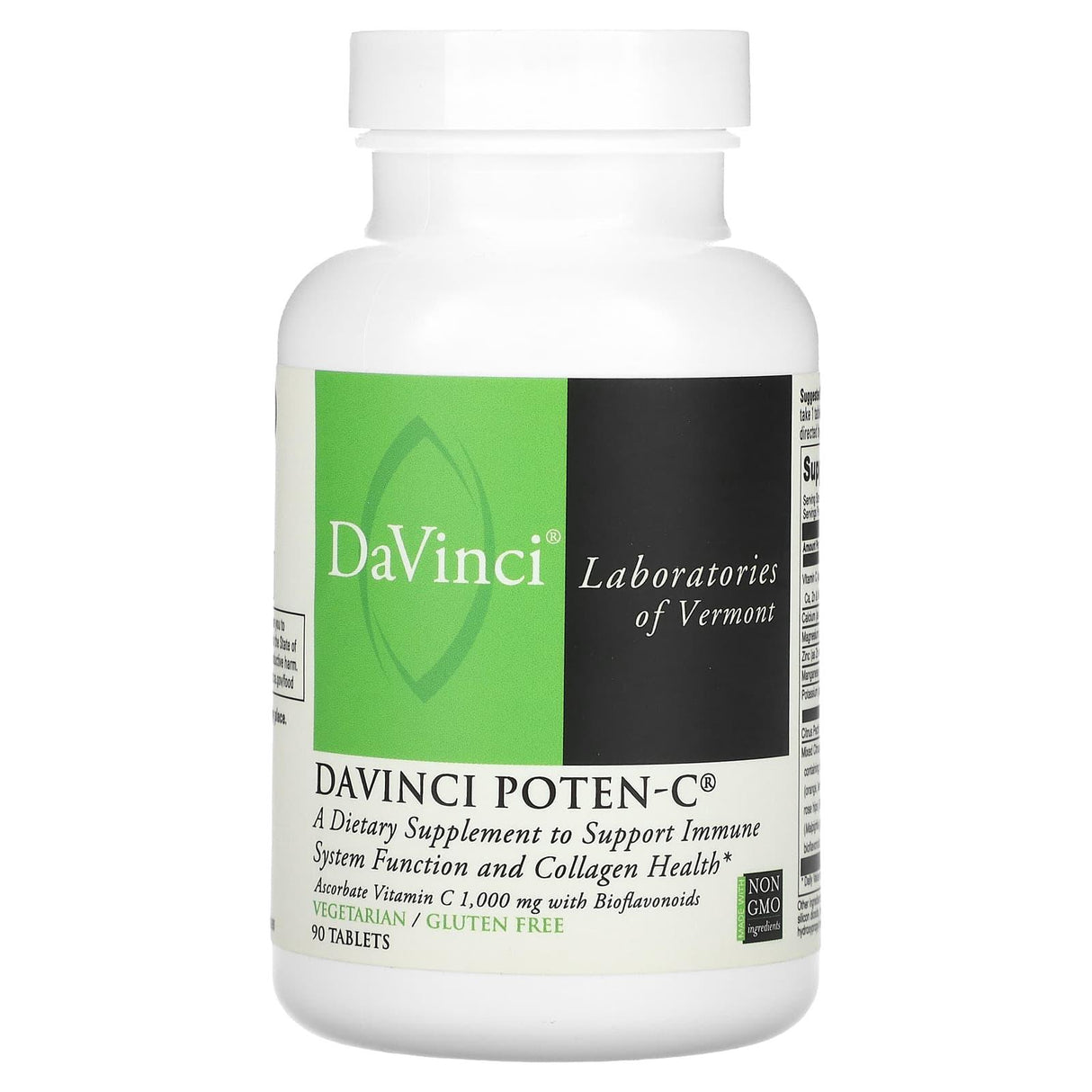 DaVinci Laboratories of Vermont, Davinci Poten-C, 250 Tablets - Supply Center USA