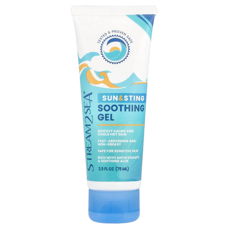 Stream2Sea, Sun & Sting Soothing Gel, 2.5 fl oz (75 ml) - Supply Center USA