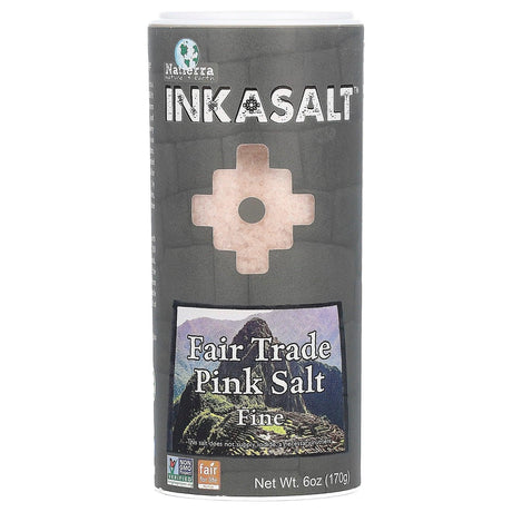 Natierra, Fair Trade Pink Salt, Fine, 6 oz (170 g) - Supply Center USA