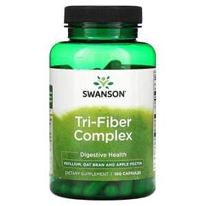 Swanson, Tri-Fiber Complex, 100 Capsules - HealthCentralUSA