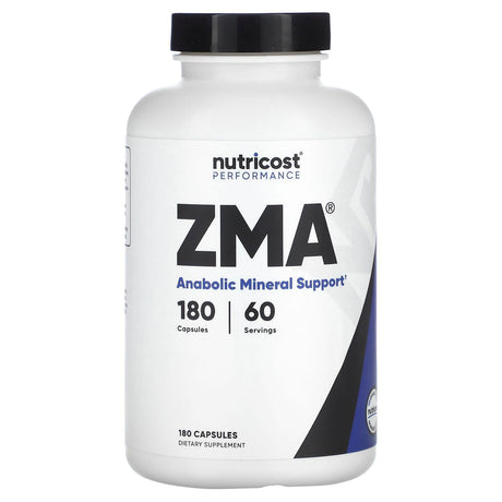 Nutricost, Performance, ZMA, 180 Capsules - Supply Center USA