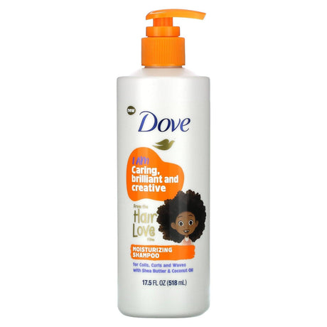 Dove, Kids Care, Moisturizing Shampoo, For Coils, Curls and Waves, 17.5 fl oz (518 ml) - Supply Center USA