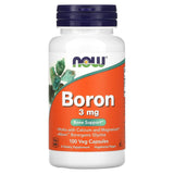 NOW Foods, Boron, 3 mg, 100 Veg Capsules - Supply Center USA