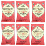 Puffworks, Peanut Butter Puffs, Strawberry PB&J, 6 Pack, 1.2 oz (34 g) Each - Supply Center USA