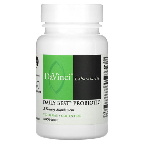 DaVinci Laboratories of Vermont, Daily Best Probiotic, 60 Capsules - Supply Center USA