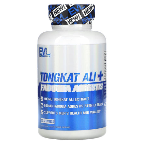 EVLution Nutrition, Tongkat Ali+, 200 mg, 60 Veggie Capsules - Supply Center USA