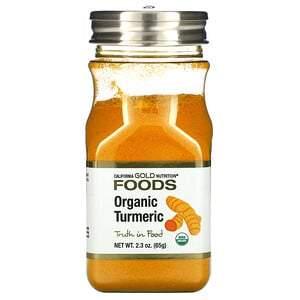 California Gold Nutrition, Organic Turmeric, 2.3 oz (65 g) - HealthCentralUSA