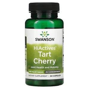 Swanson, HiActives Tart Cherry, 465 mg, 60 Capsules - HealthCentralUSA