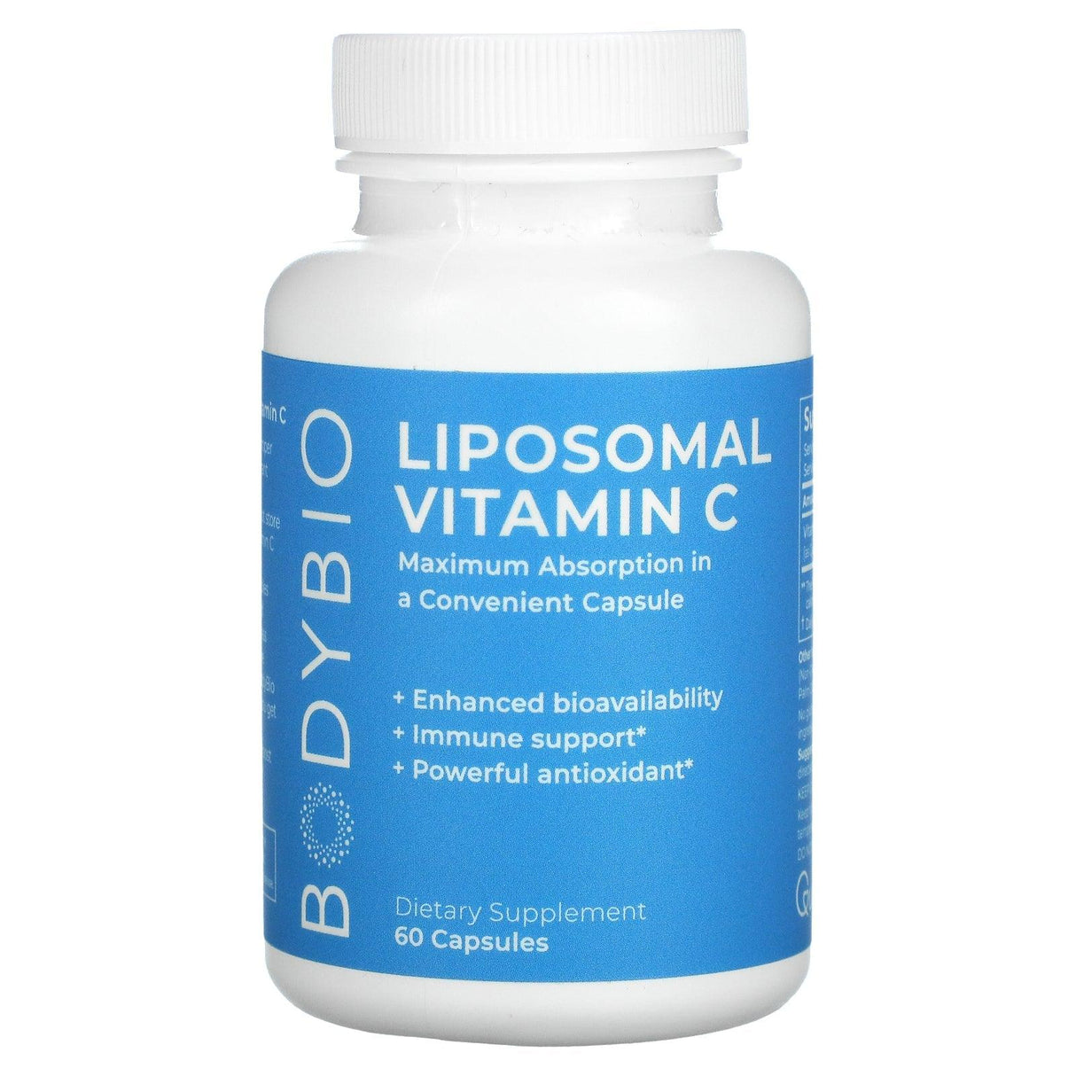 BodyBio, Liposomal Vitamin C, 60 Capsules - Supply Center USA