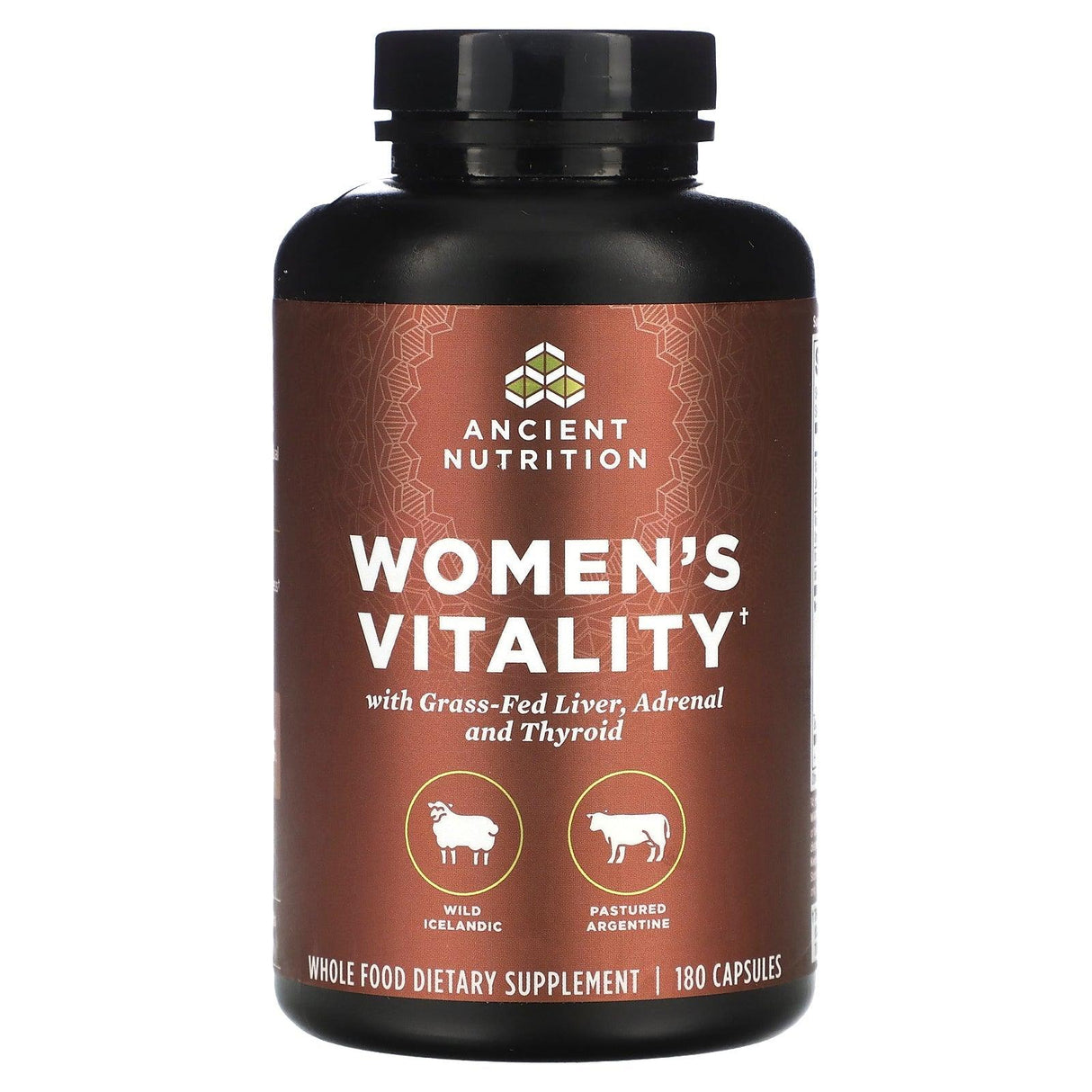 Dr. Axe / Ancient Nutrition, Women's Vitality, 180 Capsules - Supply Center USA