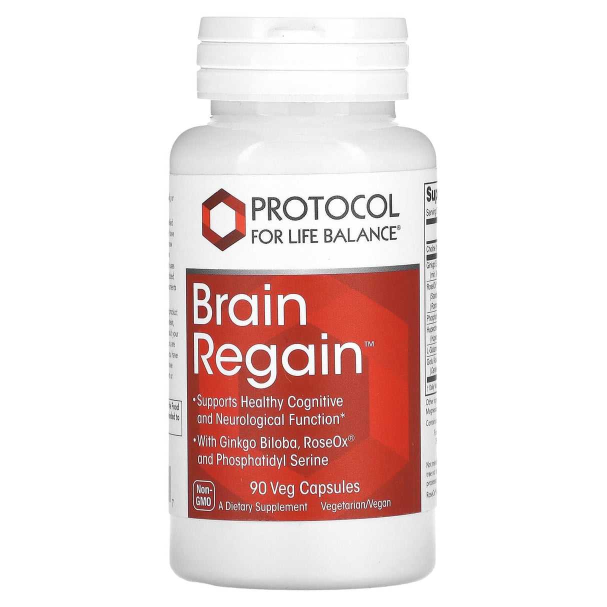 Protocol for Life Balance, Brain Regain, 90 Veg Capsules - Supply Center USA