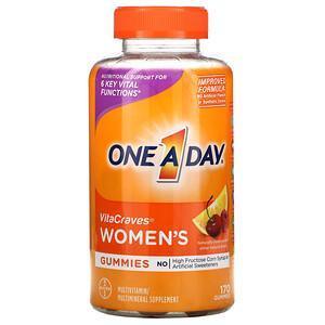 One-A-Day, Women's VitaCraves, Multivitamin/MultiMineral Supplement, 170 Gummies - Supply Center USA