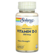 Solaray, High Potency Vitamin D-3, 250 mcg, 60 Vegcaps - Supply Center USA