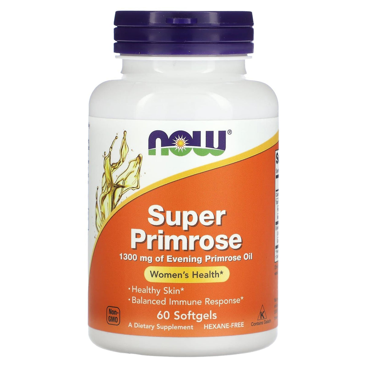 NOW Foods, Super Primrose, Evening Primrose Oil, 1,300 mg, 60 Softgels - Supply Center USA