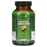 Irwin Naturals, Triple Source Magnesium + Ashwagandha, 60 Liquid Soft-Gels - Supply Center USA