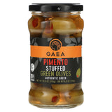 Gaea, Pimento Stuffed Green Olives, 10.4 oz (295 g) - Supply Center USA