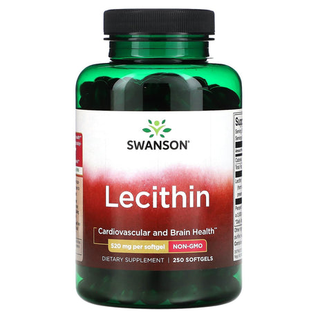 Swanson, Lecithin, 520 mg, 250 Softgels - Supply Center USA