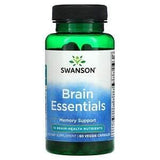 Swanson, Brain Essentials, 60 Veggie Capsules - Supply Center USA