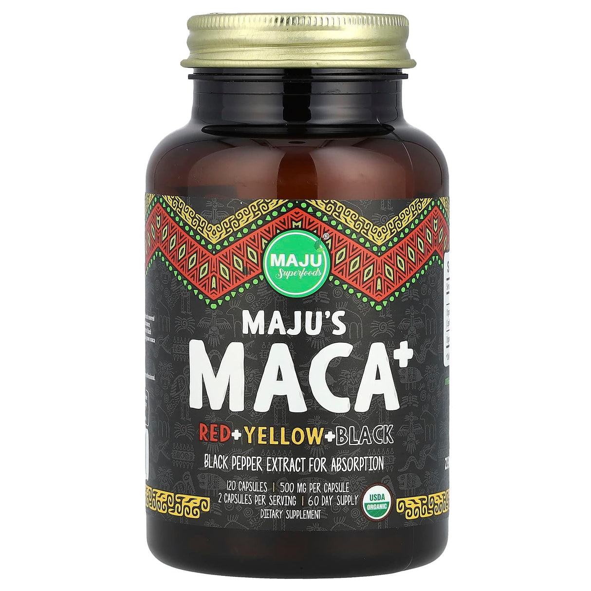 Maju Superfoods, Maju's Maca+, 120 Capsules - Supply Center USA