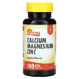 Sundance Vitamins, Calcium, Magnesium, Zinc, 100 Coated Caplets - Supply Center USA