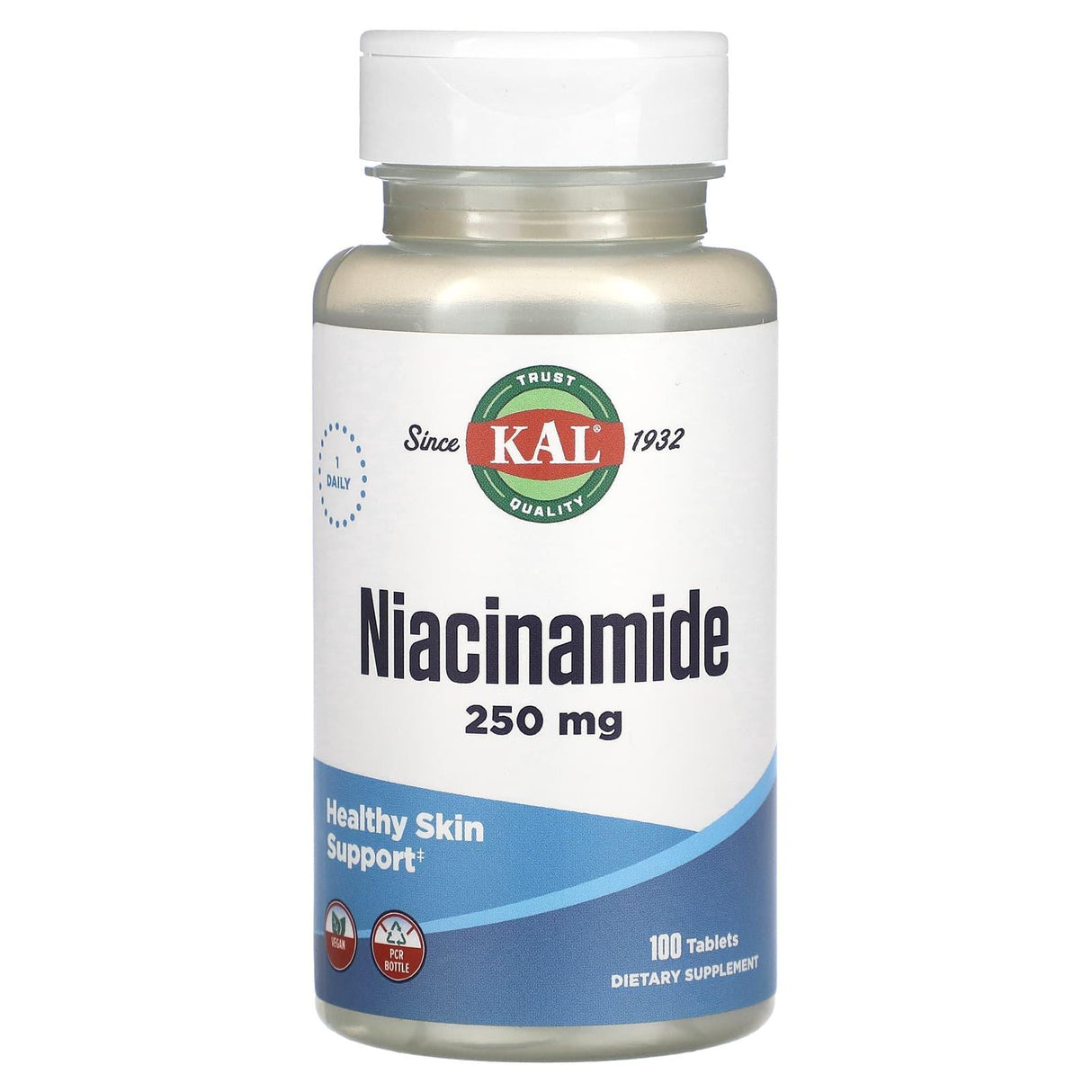 KAL, Niacinamide, 250 mg, 100 Tablets - Supply Center USA