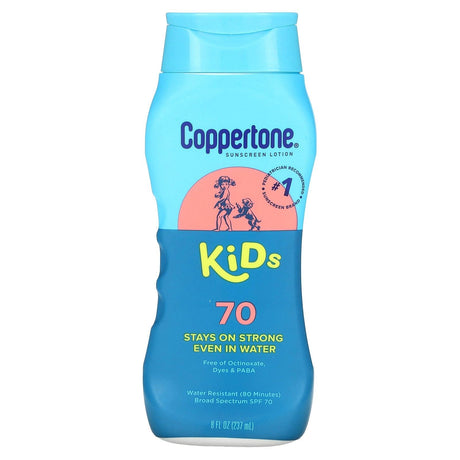 Coppertone, Kids, Sunscreen Lotion, SPF 70, 8 fl oz (237 ml) - Supply Center USA