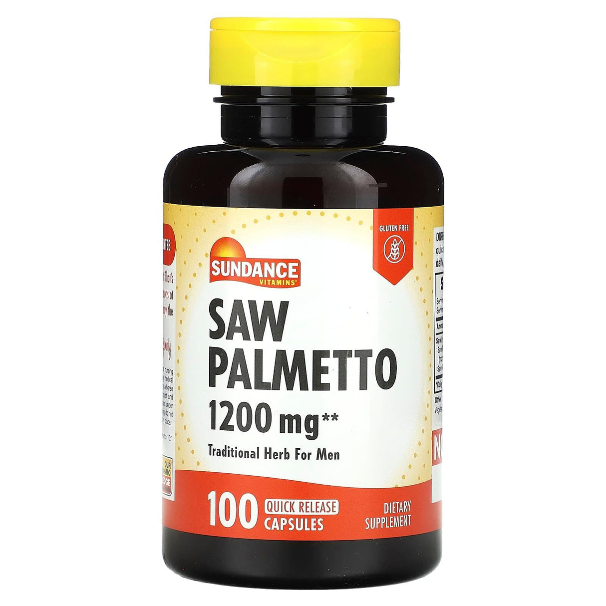 Sundance Vitamins, Saw Palmetto, 1,200 mg, 100 Quick Release Capsules - Supply Center USA