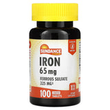 Sundance Vitamins, Iron, 65 mg, 100 Coated Tablets - Supply Center USA