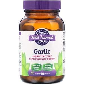 Oregon's Wild Harvest, Garlic, 90 Gelatin Capsule - Supply Center USA