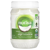 Nutiva, Organic Regeneratively Grown Virgin Coconut Oil, 15 fl oz (444 ml) - Supply Center USA